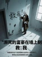 濒死富豪在墙上刻：救我