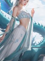 相思遥看雪月中