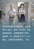 新领导来家我紧张伺候，老婆一巴掌：去换鞋！我傻眼了